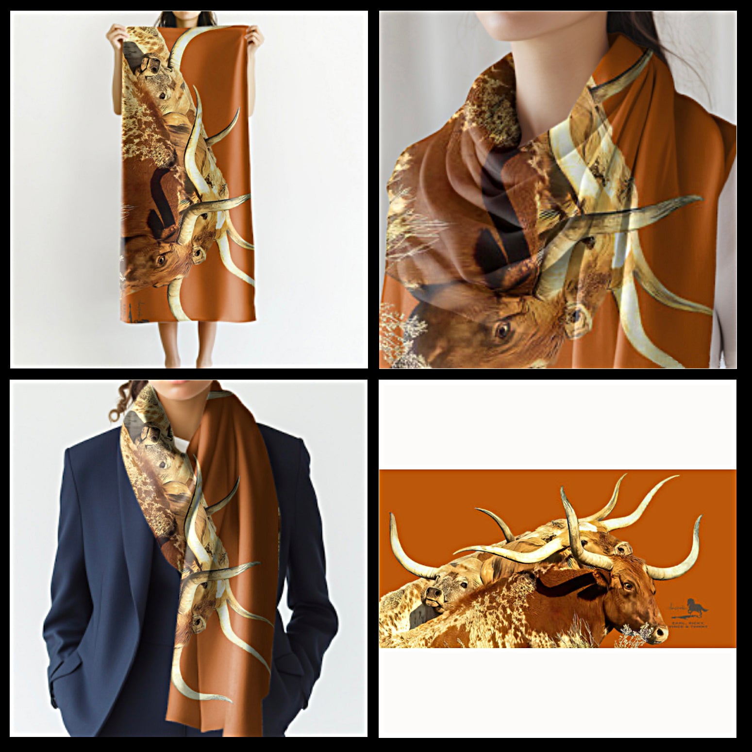 Earl, Ricky, Vince, Tommy (Burnt Orange)